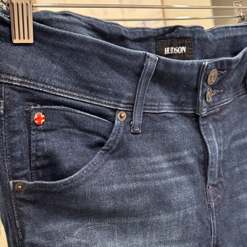 Hudson Jeans Men's Deep Navy Skinny Fit - Picture 3 of 6